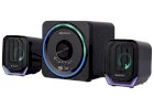 ZEBRONICS Pluto 2-2.1 Channel Desktop Speaker with 15 watts Output, Bluetooth 5.0, USB, mSD, FM, 3.5mm Jack Line Input, Inbuilt Volume Control, USB Powered, RGB Lights