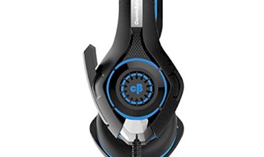 Cosmic Byte GS410 Headphones with Mic and for PS4, Xbox One, Laptop, PC, iPhone and Android Phones (Black/Blue)