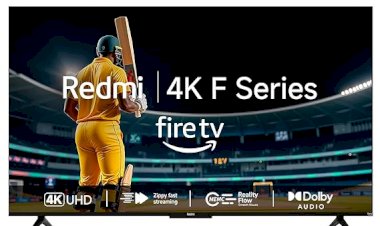 Redmi Xiaomi 138 cm (55 inch) F Series UHD 4K Smart LED Fire TV L55MA-FVIN (Black)